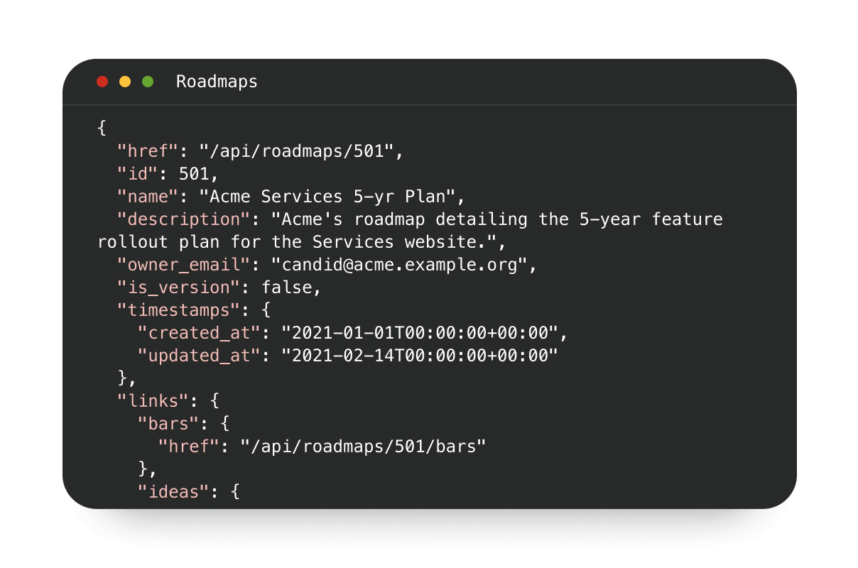 ProductPlans API